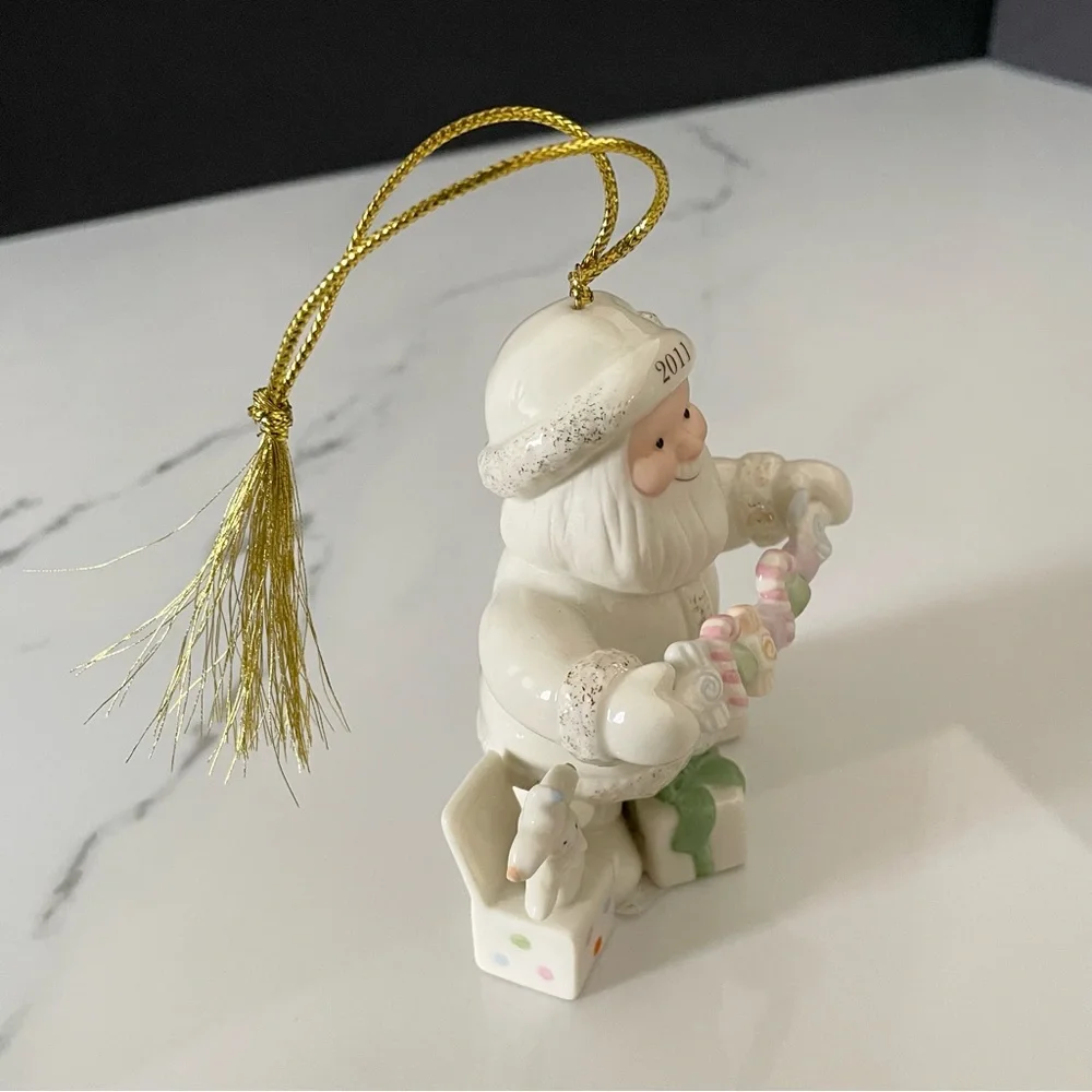 Santa Ornament - The Wonder of Christmas - by Lenox